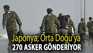 Japonya, Orta Doğu'ya 270 asker gönderiyor