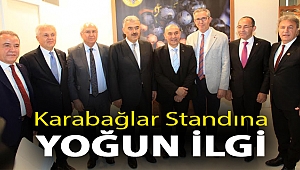 Karabağlar standına yoğun ilgi