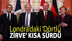 Londra’daki ‘Dörtlü Zirve’ kısa sürdü