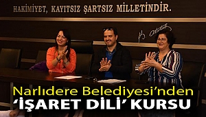 Narlıdere Belediyesi’nden ‘İşaret Dili’ kursu