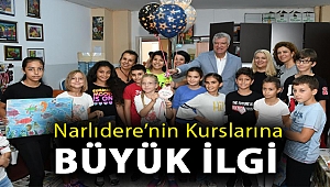 Narlıdere’nin kurslarına büyük ilgi