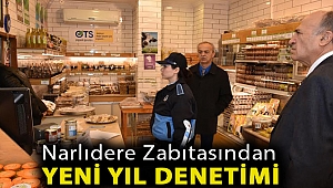 Narlıdere zabıtasından Yeni Yıl denetimi
