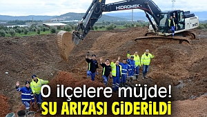 O ilçelere müjde! Su arızası giderildi