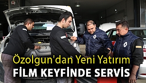 Özolgun'dan yeni yatırım Film keyfinde servis