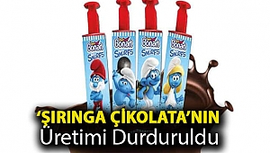 ‘Şırınga çikolata’nın üretimi durduruldu