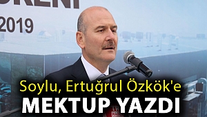 Soylu, Ertuğrul Özkök'e mektup yazdı