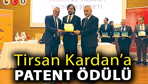 Tirsan Kardan’a patent ödülü