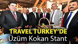 Travel Turkey’de üzüm kokan stant