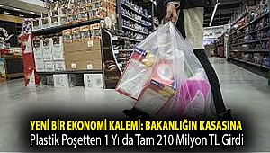 Yeni Bir Ekonomi Kalemi: Bakanlığın Kasasına Plastik Poşetten 1 Yılda Tam 210 Milyon TL Girdi