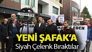 Yeni Şafak’a siyah çelenk bıraktılar