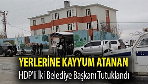 Yerlerine kayyum atanan HDP'li iki belediye başkanı tutuklandı
