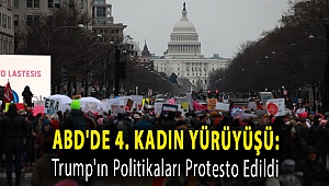 ABD'de 4. Kadın Yürüyüşü: Trump'ın politikaları protesto edildi