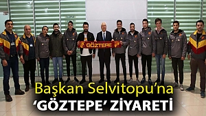 Başkan Selvitopu’na ‘Göztepe’ ziyareti