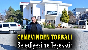 Cemevinden Torbalı Belediyesi’ne teşekkür