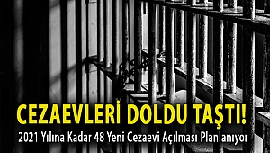 Cezaevleri Doldu Taştı! 2021 Yılına Kadar 48 Yeni Cezaevi Açılması Planlanıyor