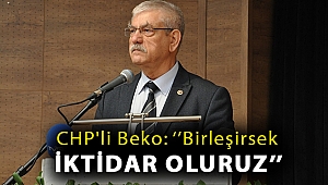 CHP'li Beko: ''Birleşirsek iktidar oluruz''