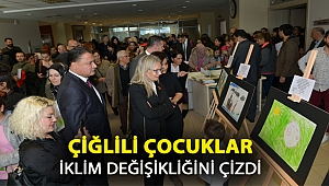 ÇİĞLİLİ ÇOCUKLAR İKLİM DEĞİŞİKLİĞİNİ ÇİZDİ