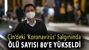 Çin’deki 'koronavirüs' salgınında ölü sayısı 80’e yükseldi