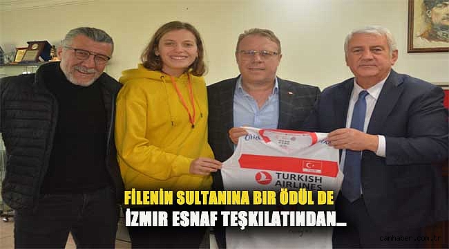 Filenin sultanına bir ödül de İzmir esnaf teşkilatından..