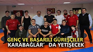 Genç ve başarılı güreşçiler Karabağlar'da yetişecek