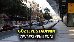 Göztepe Stadı’nın çevresi yenilendi