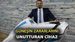 GÜNEŞİN ZARARLI IŞINLARINI UNUTTURAN CİHAZ