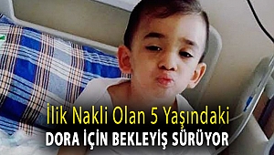 İlik nakli olan 5 yaşındaki Dora için bekleyiş sürüyor