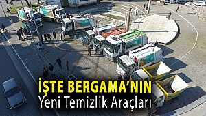 İşte Bergama’nın yeni temizlik araçları