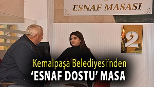 Kemalpaşa Belediyesi’nden ‘esnaf dostu’ masa