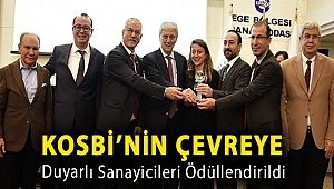 KOSBİ’nin çevreye duyarlı sanayicileri ödüllendirildi