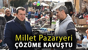 Millet Pazaryeri çözüme kavuştu