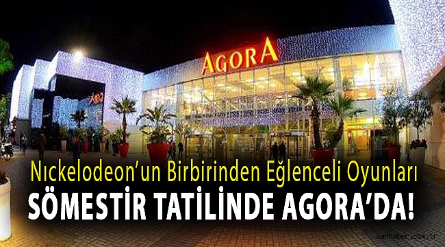 NICKELODEON’UN BİRBİRİNDEN EĞLENCELİ OYUNLARI SÖMESTİR TATİLİNDE AGORA’DA!