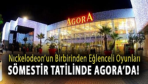 NICKELODEON’UN BİRBİRİNDEN EĞLENCELİ OYUNLARI SÖMESTİR TATİLİNDE AGORA’DA!