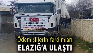 Ödemişlilerin yardımları Elazığ’a ulaştı