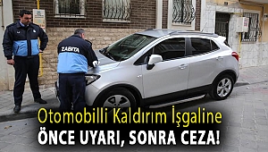 Otomobilli kaldırım işgaline önce uyarı, sonra ceza!