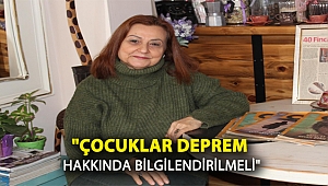Psikolog Aki, “Çocukların deprem hakkında önceden bilgilendirilmeleri gerekiyor”