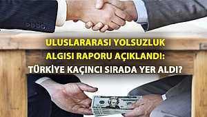 ULUSLARARASI ŞEFFAFLIK ÖRGÜTÜ 2019 YOLSUZLUK ALGI ENDEKSİ’Nİ AÇIKLADI