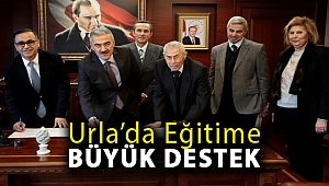 Urla’da eğitime büyük destek