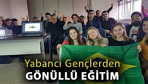 Yabancı gençlerden gönüllü eğitim