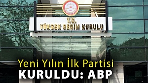 Yeni yılın ilk partisi kuruldu: ABP