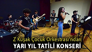 Z Kuşak Çocuk Orkestrası’ndan yarı yıl tatili konseri