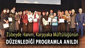 Zübeyde Hanım, Karşıyaka Müftülüğünün düzenlediği programla anıldı