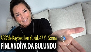 ABD'de kaybedilen yüzük 47 yıl sonra Finlandiya'da bulundu