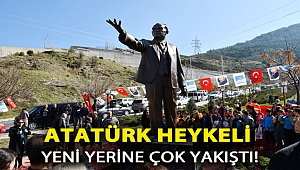 ATATÜRK HEYKELİ YENİ YERİNE ÇOK YAKIŞTI!