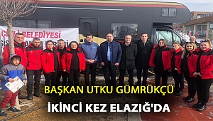 Başkan Utku Gümrükçü ikinci kez Elazığ’da