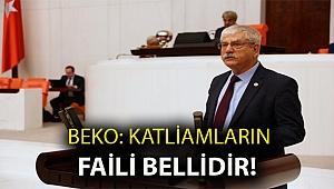 Beko: Katliamların faili bellidir!