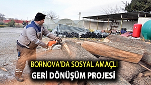 Bornova’da sosyal amaçlı geri dönüşüm projesi
