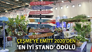 Çeşme’ye EMITT 2020’den ‘en iyi stand’ ödülü
