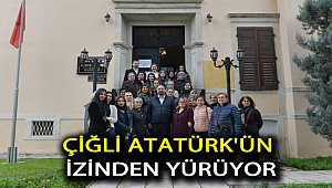 Çiğli Atatürk’ün İzinden Yürüyor