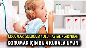 Çocukları solunum yolu hastalıklarından korumak için bu 4 kurala uyun!